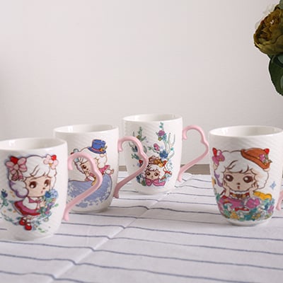 缤纷米勒陶瓷无盖口杯（苔比仙子）