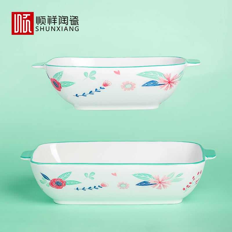 清新物语双耳烤盘
